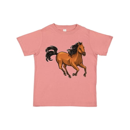 

Inktastic Wild Mustang Horse Galloping Gift Toddler Boy or Toddler Girl T-Shirt