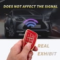 thumbnail image 3 of Key Fob Cover Compatible with Cadillac XT5 ATS CT5 CT6 XTS XT4 2017-2021 5 Button TPU Keychain Case Holder Protector,Red, 3 of 5