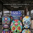 thumbnail image 3 of High Precision Body Weight Scale Smart Bathroom Scales with Large LCD Display(400lbs),Decorative for Bedroom-Vibrant Pattern Of Colorful Skulls, 3 of 4
