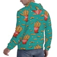 thumbnail image 3 of Hoodies for Men - Cute Fries Long Sleeve Comfrt Men'S Fashion Hoodies & Sweatshirts, Sweatshirts for Men Hoodies Pullover Clothing Clothes with Pouch, 3 of 7