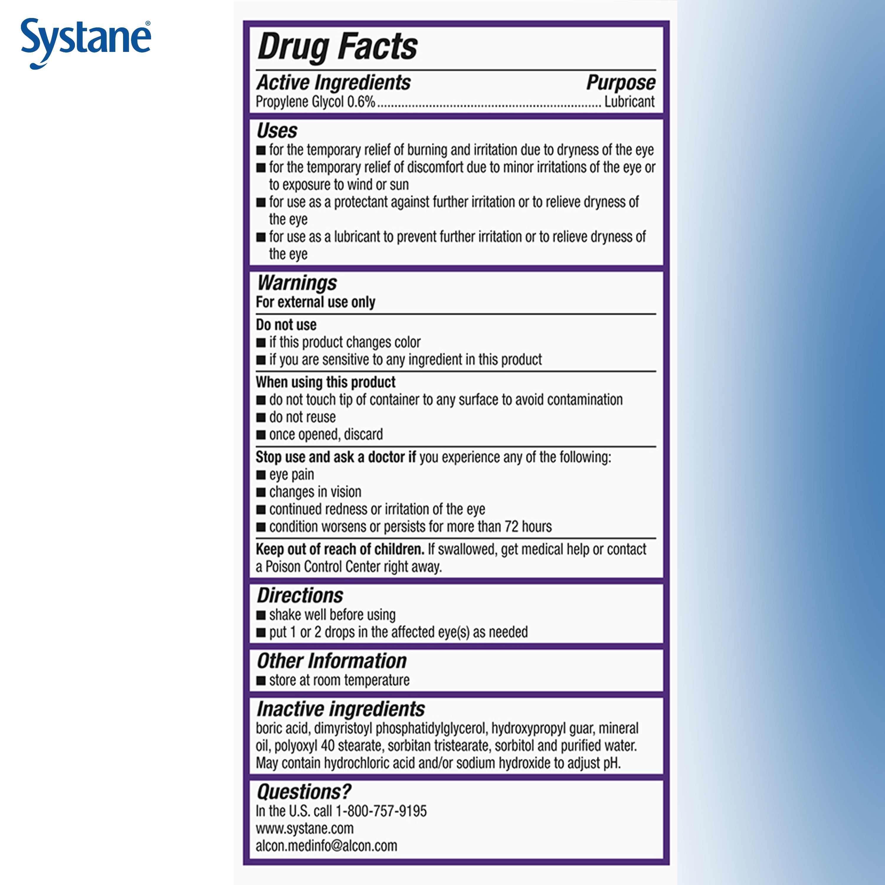 Systane Complete Preservative Free Lubricating Eye Drops, 8 Hours Dry Eye Relief, 30 Vials