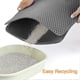 thumbnail image 3 of Cat Litter Mat Cat Litter Trapping Mat, Honeycomb Double Layer Design, Urine and Water Proof Material, Scatter Control, Washable40*60cm gray, 3 of 4