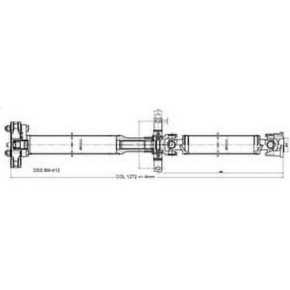 Drive Shaft Assembly Rear