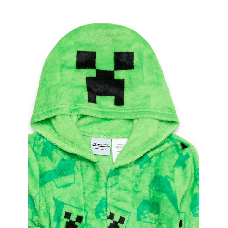 Minecraft robe and pj set hotsell