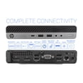 thumbnail image 5 of HP EliteDesk 800 G4 Mini PC, Intel Core i5-8500T Upto 3.5GHz, 16GB RAM, 128GB NVMe SSD + 1TB HDD, DisplayPort, HDMI, Wi-Fi, Bluetooth, Windows 10 Pro, 5 of 7