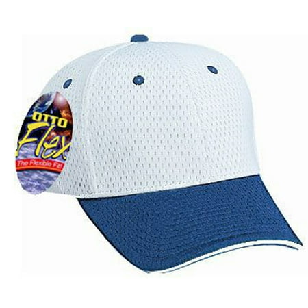 Low Profile Sandwich - Otto Cap Stretchable Polyester Pro Mesh Sandwich Visor Low Profile Style Caps (S/M) - Hat / Cap for Summer, Sports, Picnic, Casual wear and Reunion etc