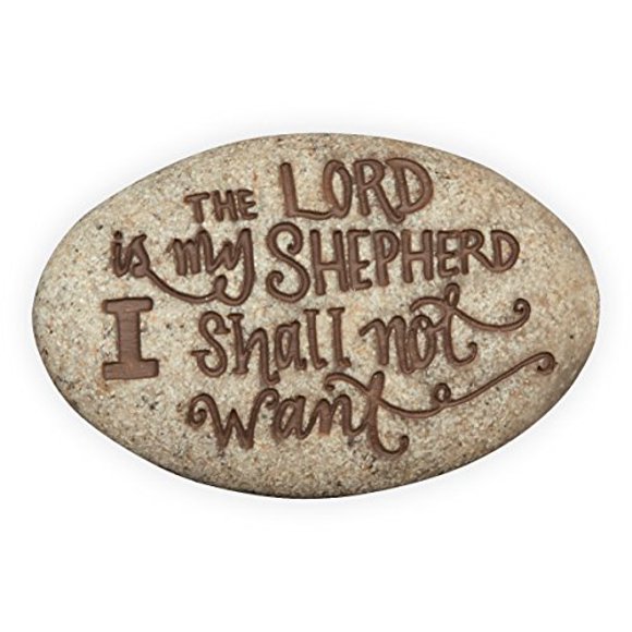 AngelStar 17122P Psalm 23:1 Pocket Stone, 2"