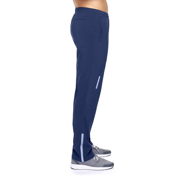 Expert Brand Men's Track Gym Athletic City Pants, Navy, Large