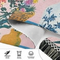thumbnail image 6 of Yayeee Runner Rug for Bedroom 2'x6' Machine Washable Hallway Non Slip Mat, Vibrant Flowers, 6 of 8
