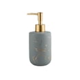 thumbnail image 1 of Dispensador de jabón de cerámica de lujo ligero for baño, gel de ducha, loción, botella de empuje, 1 of 6