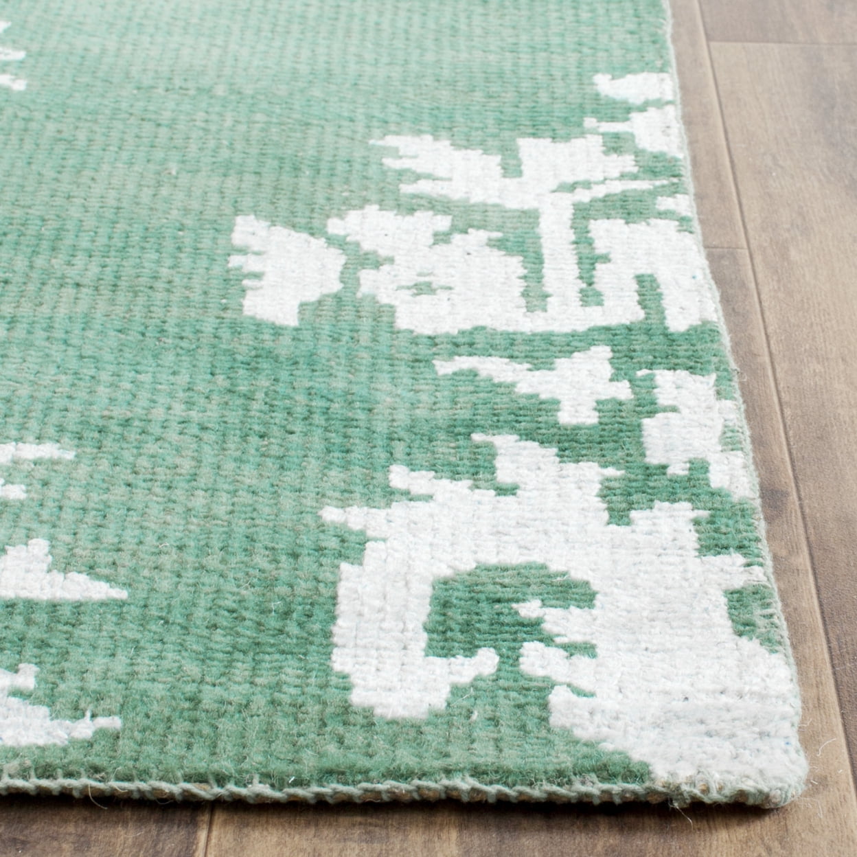 SAFAVIEH Stone Wash Alease Transitional Area Rug, Emerald, 8' x 10'