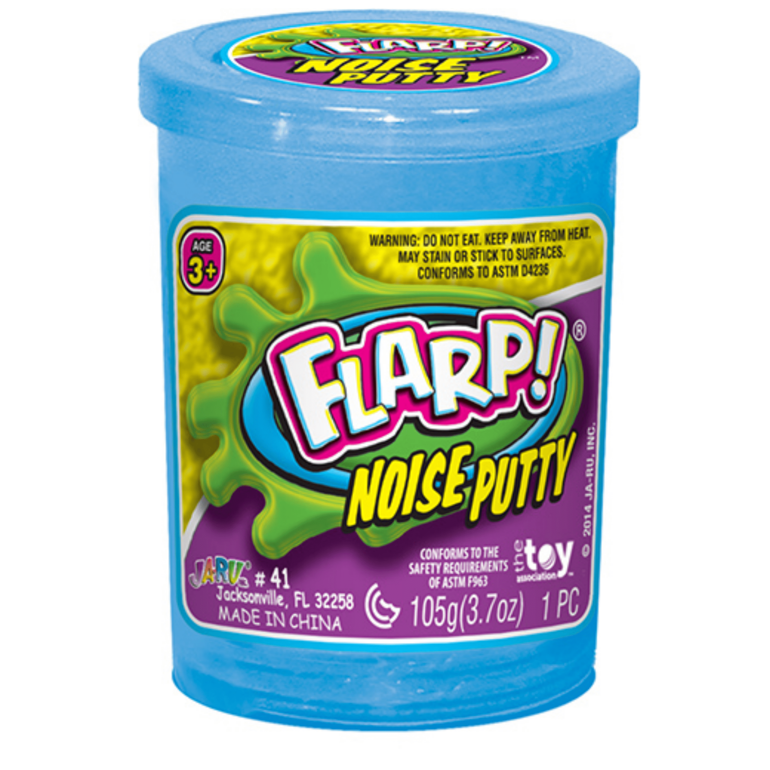 (4 pack) JA-RU Flarp Noise Putty (Colors will Vary) Novelty Impulse Gag Toy All Ages 1 Piece