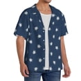 thumbnail image 3 of Disketp Men's Hawaiian Turtle Print Shirts Button Down Holiday Beach Shirts-XX-Large, 3 of 5