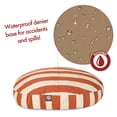 thumbnail image 5 of Majestic Pet | Vertical Stripe Round Pet Bed For Dogs, Removable Cover, Burnt Orange, Medium, 5 of 6