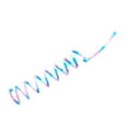 thumbnail image 6 of Rainbow Striped Telescopic Spring Cats Toy with Soft Plush Covering for Interactive Playtimes Engaging Cats Lover Gift, 6 of 7