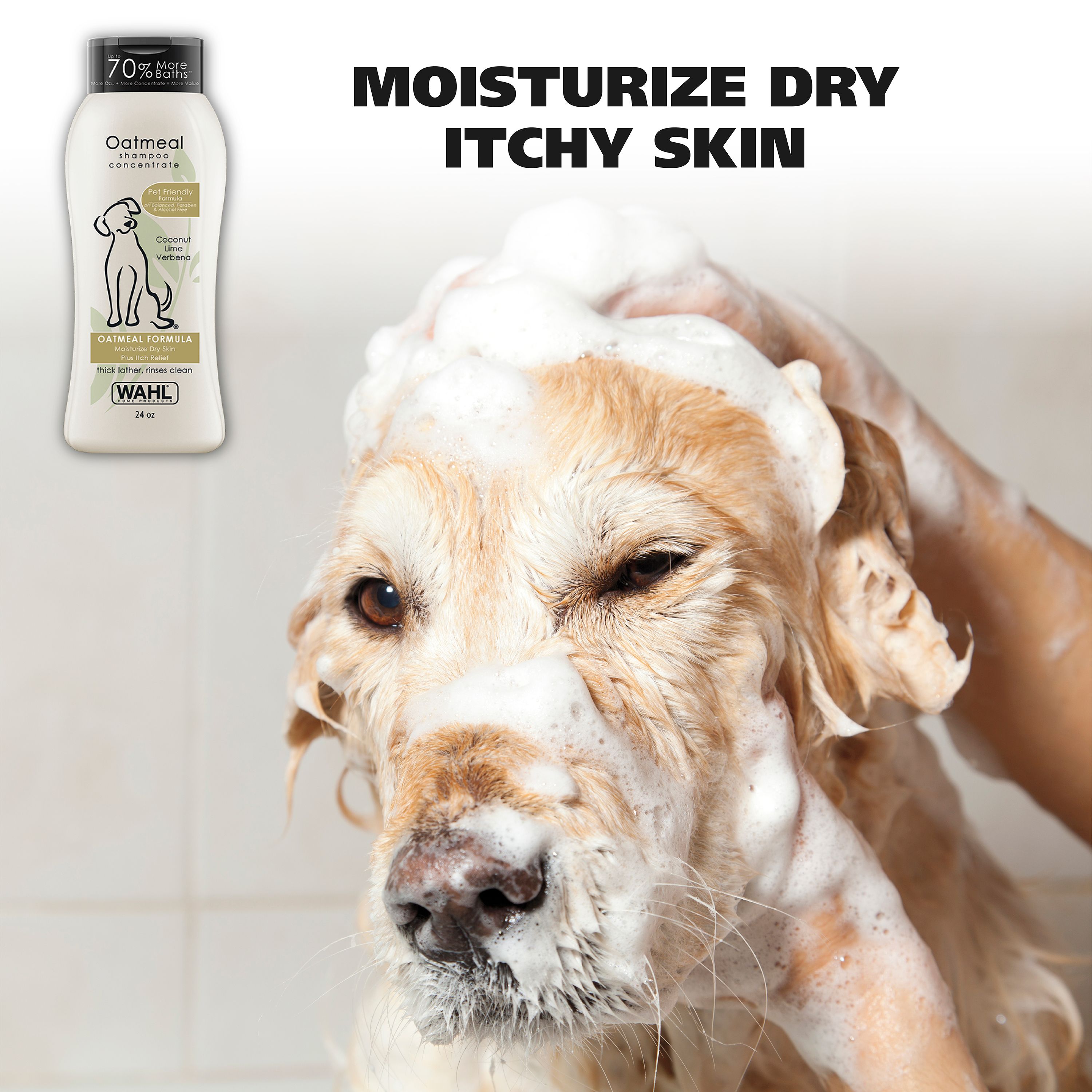 Wahl Oatmeal Dog Shampoo Concentrate, Coconut Lime, 24 Oz photo 2