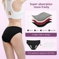 thumbnail image 3 of CARER Overnight Period Underwear for Women Heavy Flow, Reusable Leakproof Menstrual Panties 3 Pack, 3 of 7