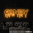 thumbnail image 3 of Craftnamesign Candy Neon Sign, Candy Shop Party Decor, Sweet Shop LED Sign, 3 of 4