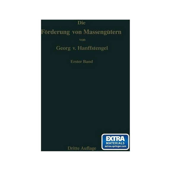 Die Förderung Von Massengütern (Paperback)
