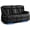Black, variant on Loveseat Recliner Sofa RV Recliner Couch, Manual Reclining Loveseat with Console for Living Room Home Theater Seating with AC/Usb C/Usb and Drawer