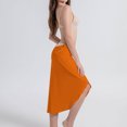 thumbnail image 4 of Vestido elegante de color sólido Vestido a media pierna con tirantes para mujer Traje de diario sin espalda ajustado FLhrweasw Para estrenar, 4 of 8
