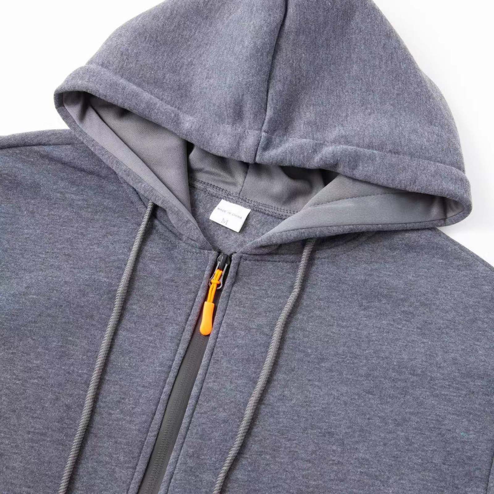 Sweat à Capuche Zippé Pour Homme Avec Poches - Veste Polaire Chaude Pour Automne/hiver - Coupe Décontractée