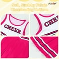 thumbnail image 7 of SUOSDEY Girls Cheerleader Costume Outfit Set,Kids Sleeveless Cheerleading Uniform for Party Birthday Halloween, 7 of 7