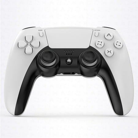 Wireless Controller for P4 / Pro/Slim & PC,Esports 3D Joystick/Six Axis Body Sensation/White