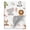 Highland cow, variant on Baby Blanket for Boys Girls Soft Plush Minky Blanket with Double Layer Dotted Backing for Toddler with Forest Foxes Multicolor Printed 30 x 40 Inch(75x100cm)