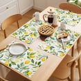 thumbnail image 5 of Pastoral Lemon Placemats Set of 4 Summer Botanical Leaves Watercolor Place Mats Indoor Wipeable Table Mats Washable Cloth Dining Table Placemats for Kitchen Holiday Party Home Decor 13x19 Inch, 5 of 9