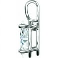 thumbnail image 4 of Marquise Diamond Solitaire Pendant Necklace 14k White Gold (1.02 Ct,E Color,SI2 Clarity) IGI Certified, 4 of 6
