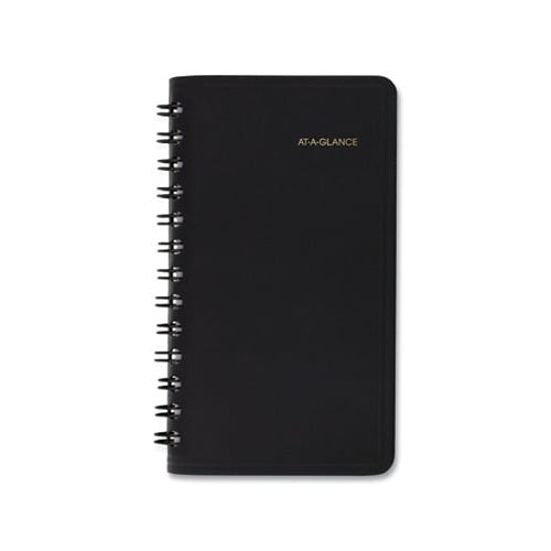 Weekly Planner 4.5 x 2.5, Black, 2022