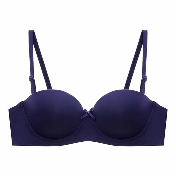 FhsagQ Bra Women's Bras Camisoles & Tanks Cotton Women's Super Soft Wireless Lightly Lined Comfort Bra Everyday Underwear Women's Bras See Through Lace Chemise Sleepwear Blue 36