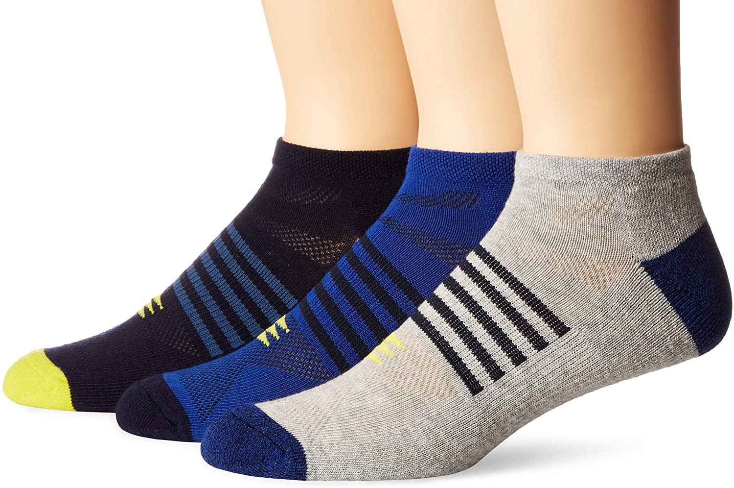PowerSox Men's 3-Pack Cushion Boot Socks Black Sock Size:10-13/Shoe Size 6-12 