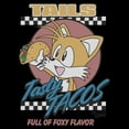 thumbnail image 2 of Mens Sonic the Hedgehog Tails Tasty Tacos Lightweight Hoodie, 2 of 4