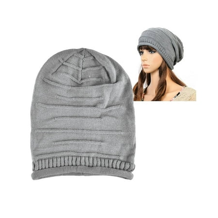 Crochet Winter Beanie - Zodaca Womens Beanie Hat slouchy Beanie Crochet Knit Soft Hat Cap Winter Warm Ladies Girls Mens Unisex Stretch Beanie