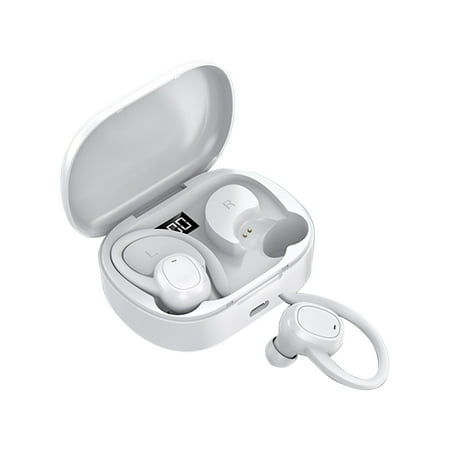 JOGZMZ Bluetooth Headphones Touches LED Digital Display Screen 5.3 Bluetooth Chip Type-c Fast Charging Intelligent Noise Reduction Low Latency