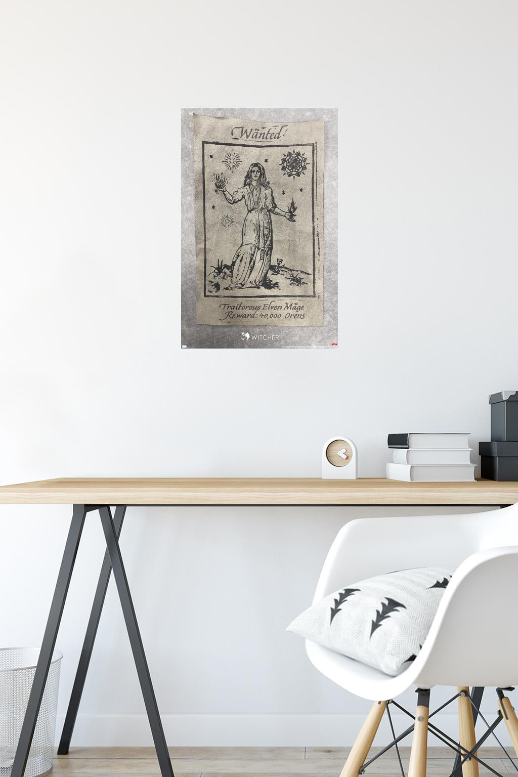 Netflix The Witcher Season 2 - Wanted Elven Mage Wall Poster, 14.725" x 22.375"