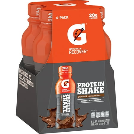 Gatorade Recover Chocolate Protein Shake 11.16Oz Plastic