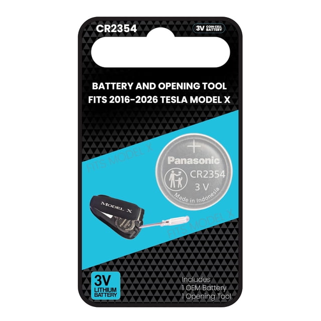 Kit de reemplazo de batería Tesla Gear CR2354 3V para llavero Model X