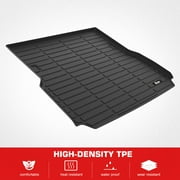 Ikon Motorsports TPE Thermo Plastic Elastomer All Weather Heavy Duty Waterproof Rear Trunk Tray Cargo Liner Mats For 2024-2026 Toyota Land Cruiser