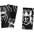 thumbnail image 5 of GZHJMY Halloween Cloth Napkin Skull Spider Horror Kitchen Dining Table Day of The Dead Decor for Cocktail Gathering Holiday Party Wedding Everyday Use Oversize 6 Pack 20" × 20", 5 of 6