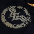 thumbnail image 3 of Wonder Woman - Sudadera Metalizada para Mujer (Negro), 3 of 3