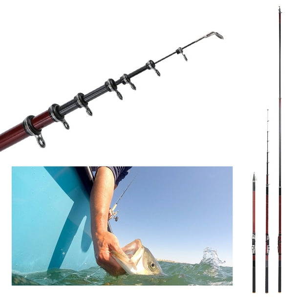LHCER 27088‑360 Carbon Fiber 3.6M Rod Lightweight High Density Sea Fishing  Pole Tackle,Fishing Rod,3.6M Fishing Pole