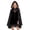 Black, variant on Adult Sheer Cape with Hood Double Layer Mesh Halloween Cosplay Costume Cloak