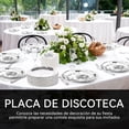 thumbnail image 4 of Vajilla de Fiesta Plateada para 25 Invitados, Juego de 175 Piezas para Discoteca de los años 70-90, 4 of 7