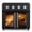 27.5Qt(Black), variant on Plum Chef 27.5-Quart Air Fryer Toaster Oven Combo, 7-in-1 Stainless Steel Convection Oven with 360° Air Circulation, Silver