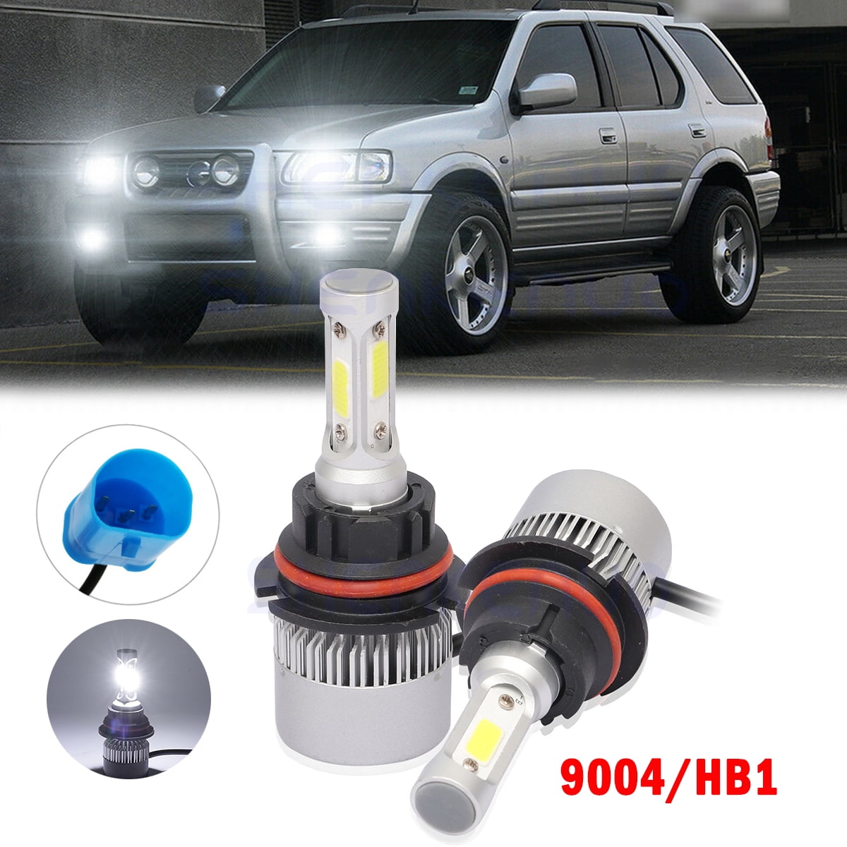 For Isuzu Trooper 1989-2002 6000K 2X Front LED Headlight Bulbs