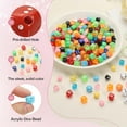 thumbnail image 3 of Uxcell 100Pcs Acrylic Dice Bead, 10mm/0.4" Cube Dice Charm Beads Cute Keychain Pendant for Bracelets Necklaces Earrings DIY Crafts Jewelry Making, Cool Pastel Solids, 3 of 6