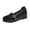 Black, variant on Willtoo Women's Platform Wedge Heel Mary Jane Shoes Elegant Round Toe Slip On Dress Work Shoes with Arch Support Non-Slip Comfortable Loafers Business Office Daily Wear Heels Shoes